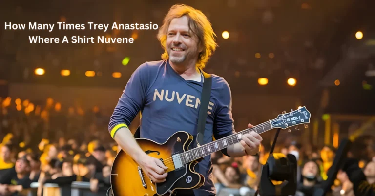 How Many Times Trey Anastasio Were a Nuvene Shirt: A Fashion Journey